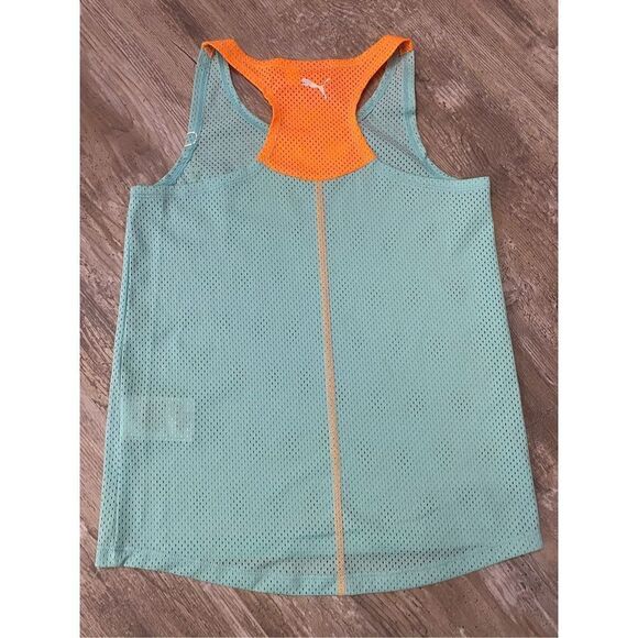 Puma Mesh Active Tank Top Girls Size Medium - Picture 4 of 4